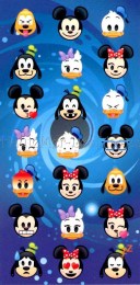 serviette de plage emoji-disney